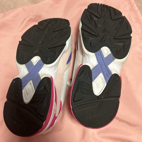 Adidas Women’s Falcon Sneakers white pink purple size 10 - Picture 5 of 5
